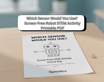 Which Sensor Would You Use? | Robot STEM Matching Activity | Printable PDF