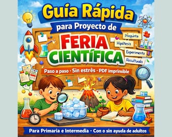 Guía de Feria Científica en Español | Primaria e Intermedia | PDF Descargable