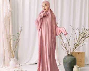 Rayon Viscose Prayer Set – Muslim Women's Mukena Dress, Handmade Prayer robe