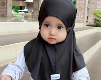 Baby and Kids Instan Hijab – Soft Spandex Balloon, Breathable, Kids Modest Fashion