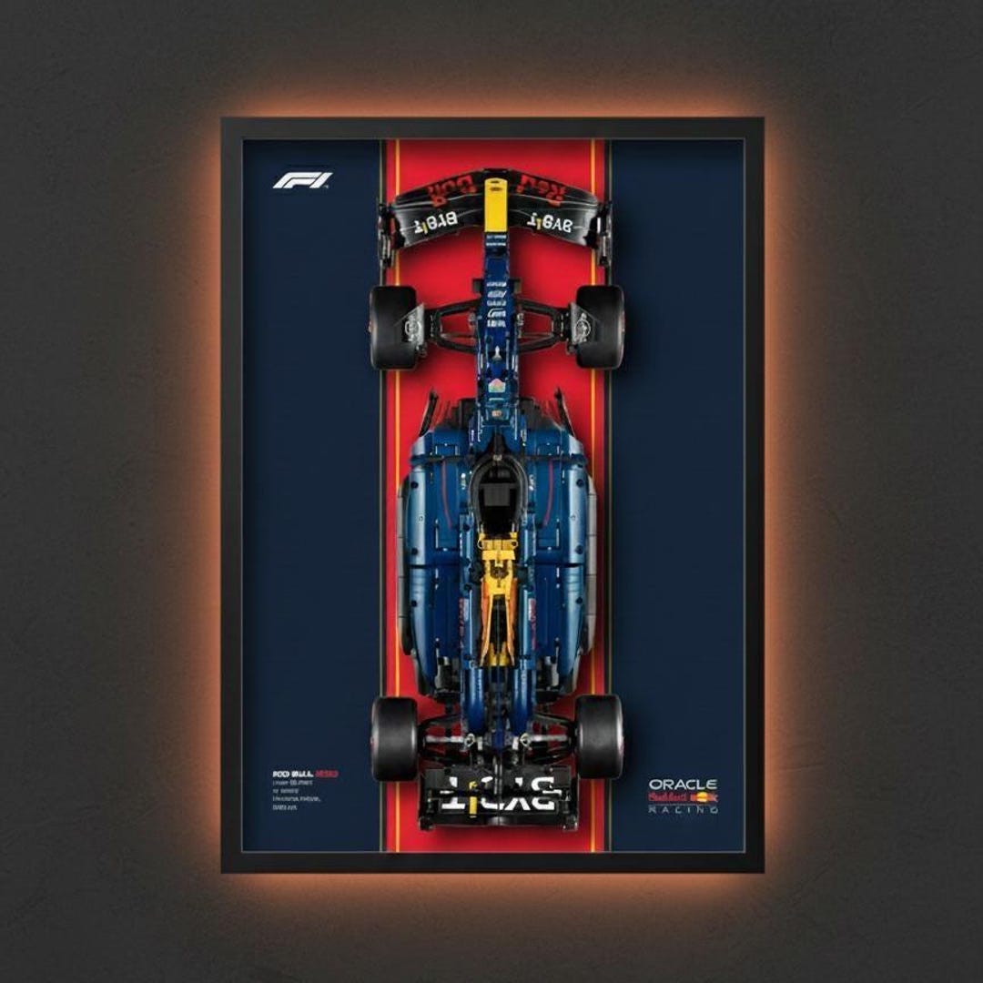 Redbull F1 Lego Technic Display For Wall Mount Oracle Red Bull Racing redbull-f1-lego-technic-display-for-wall-mount-oracle-red-bull-racing