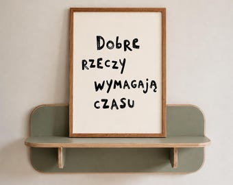 Poolse badkamerprint, grappige Poolse muurdecoratie, minimalistische toilethumorposter, handgeschreven digitale download