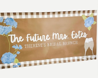 Bemaltes Banner, Geburtstagsbanner, erster Geburtstag Banner, Party Decor, Eventdekoration, gemaltes Schild Braut, Duschbanner, Hochzeit