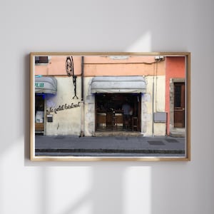 Annecy France Bistro Print | Le Petit Bistrot Wall Art | Instant Digital Download