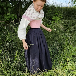 18th Century Linen Petticoat - M