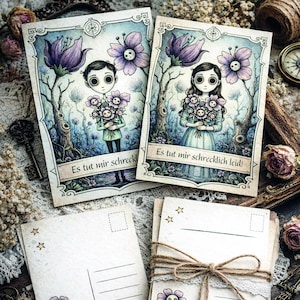 Postkarte: Es tut mir schrecklich leid