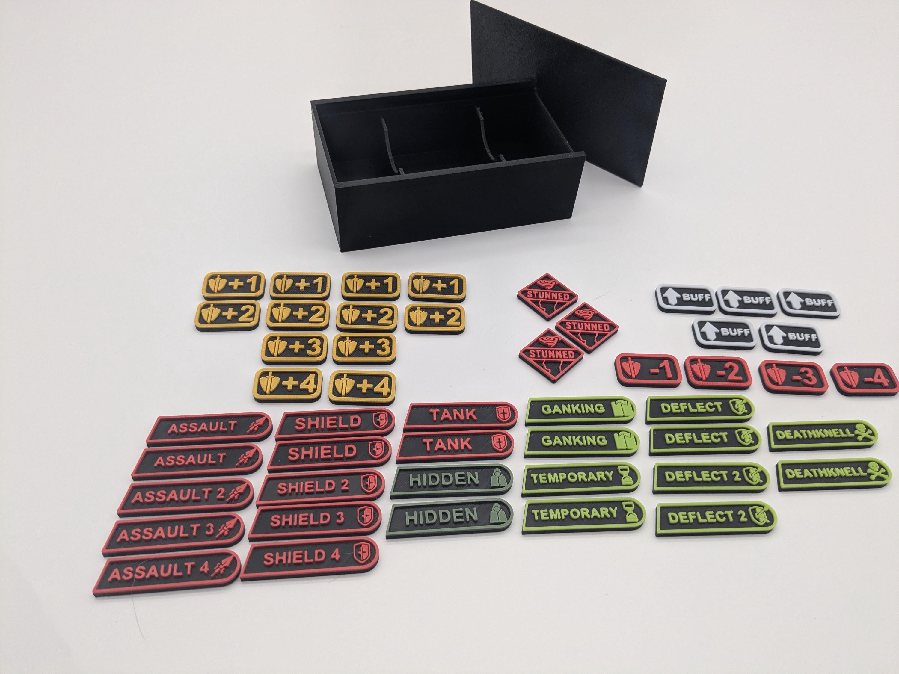 Riftbound TCG Token Set – 48pc Might, Empowered Buff & Keyword Markers ...