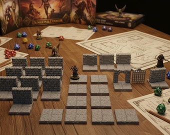 Die Tür Schwerpackung | 5 Klapptüren | Drachenschloss-Dungeons | Fat Dragon Spiele