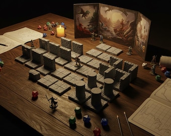 Die große Kammer | Großes quadratisches Zimmer | Drachenschloss-Dungeons | Fat Dragon Spiele