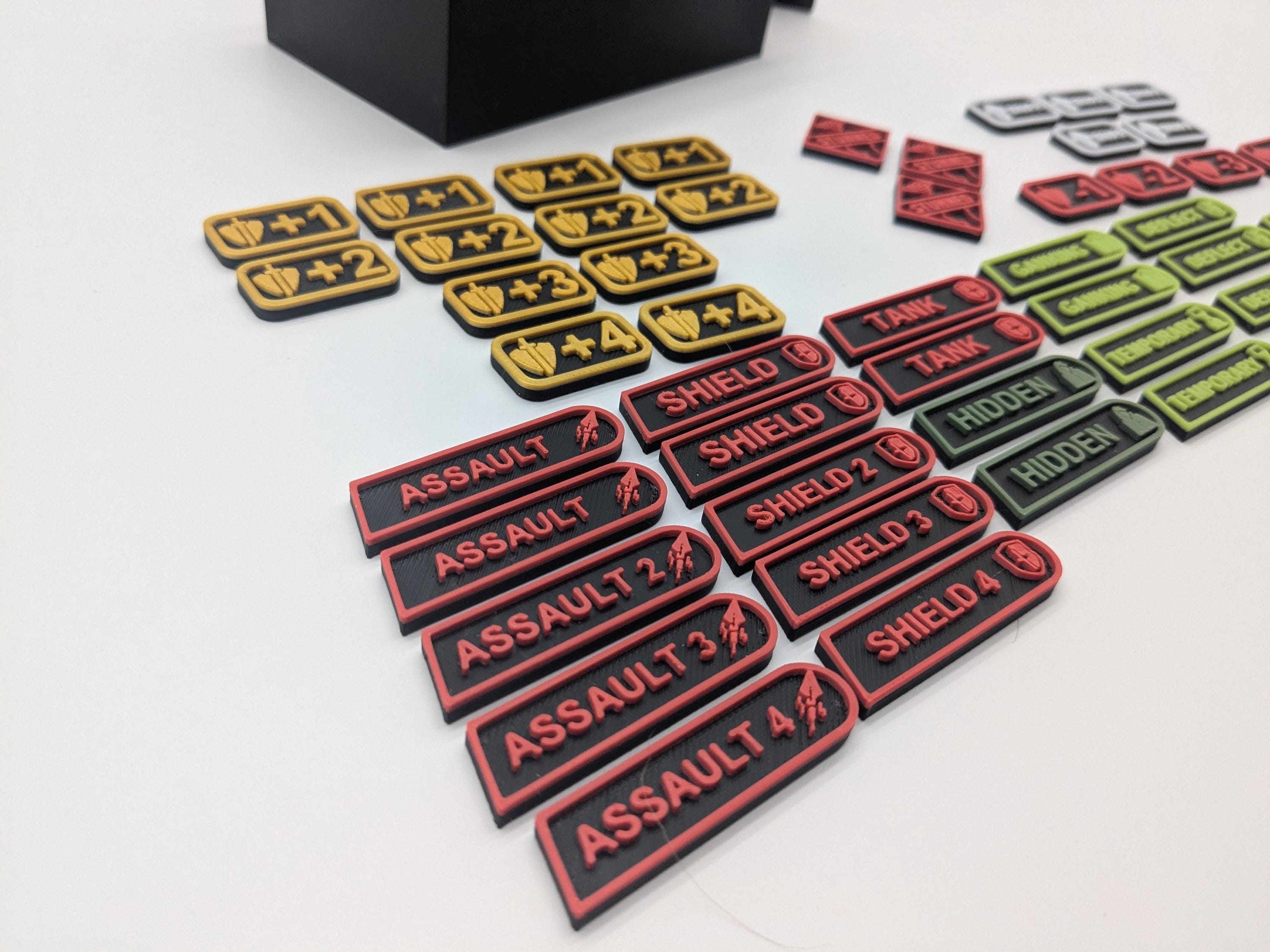 Riftbound TCG Token Set – 48pc Might, Empowered Buff & Keyword Markers ...