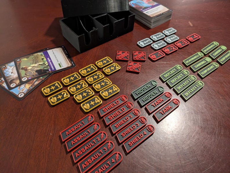 Riftbound TCG Token Set – 48pc Damage Counters, Buff & Keyword Markers ...