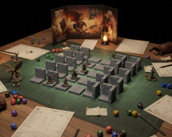 Der Korridor-Labyrinth-Complex | Dungeon Verwinkelte Hallen | Drachenschloss-Dungeon | Fat Dragon Spiele