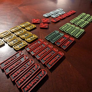 Riftbound TCG Token Set – 48pc Might, Empowered Buff & Keyword Markers ...