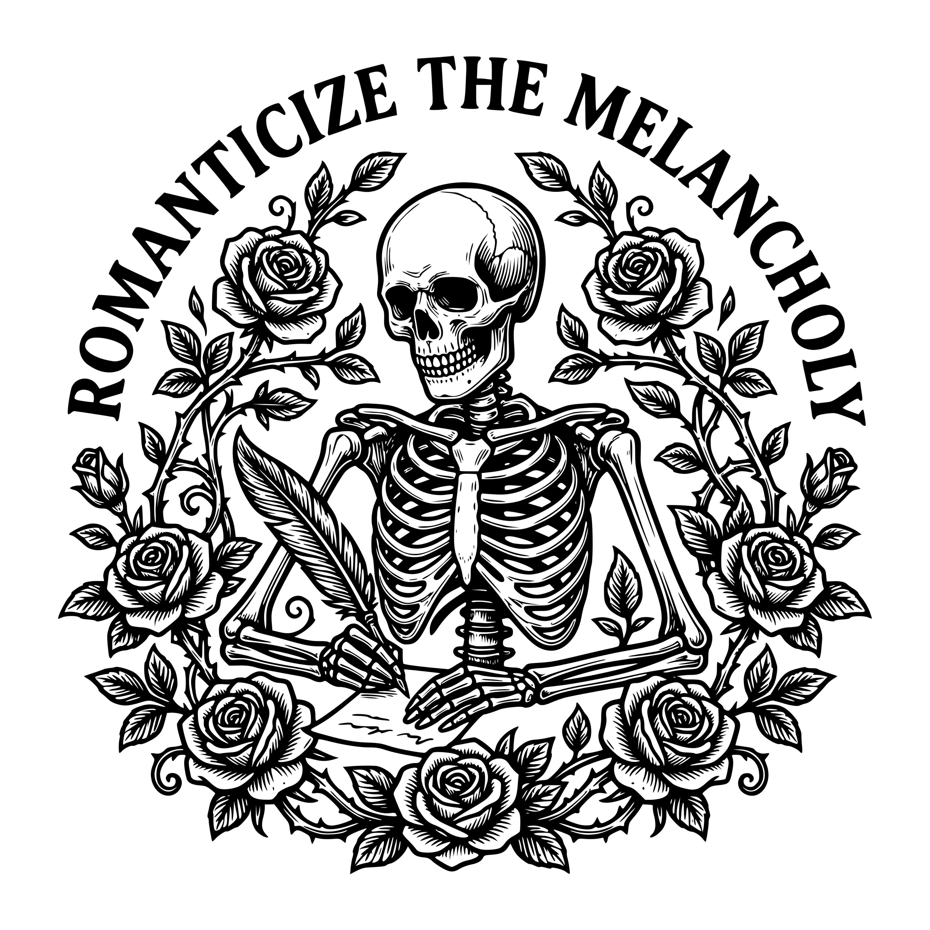 Poetcore Aesthetic T‑shirt PNG SVG • Dark Cottagecore Poetry Graphic ...