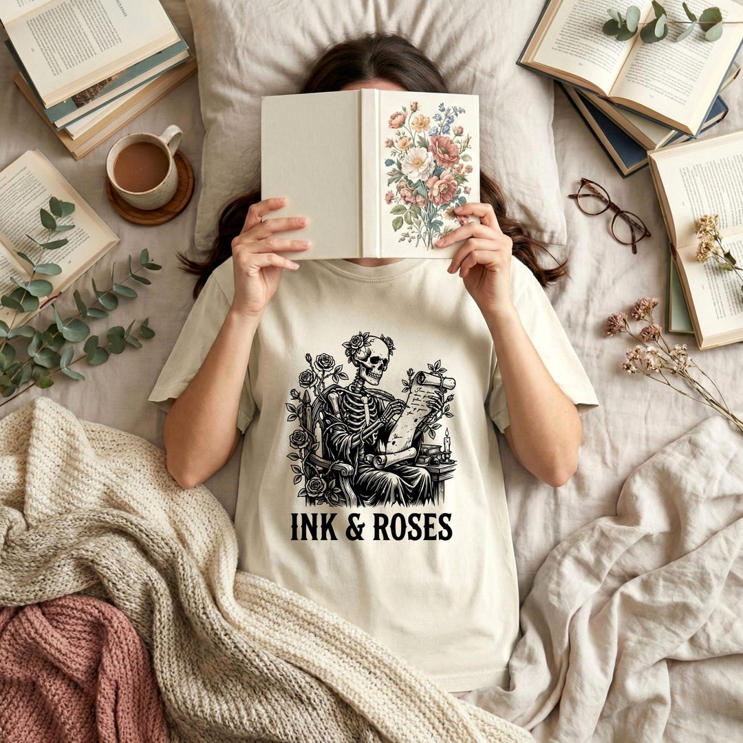 Poetcore PNG SVG Shirt Design, Vintage Booklover Graphic, Romantic ...
