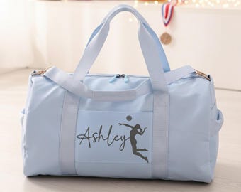 Personalized Sport Bags, Custom Duffle Volleyball Bag, Volleyball Team Gift