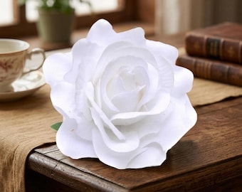Rote Rose Flamenco Haarspange - Haarschmuck für Hochzeiten, Partys & Tanzkostüme