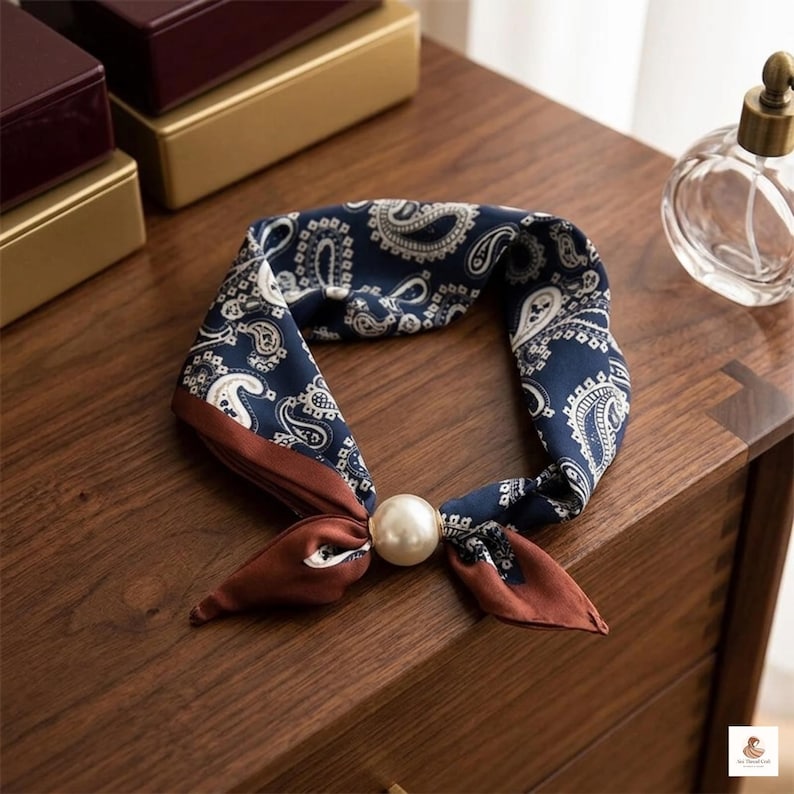 Magnetic clasp scarf holder no damage design