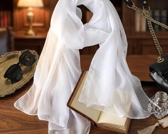 Luxus Chiffon Ombre Schal: Frauen Kopf, Haare, Strand Reise Wrap