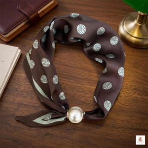Fashion pearl scarf pin trendy accessory