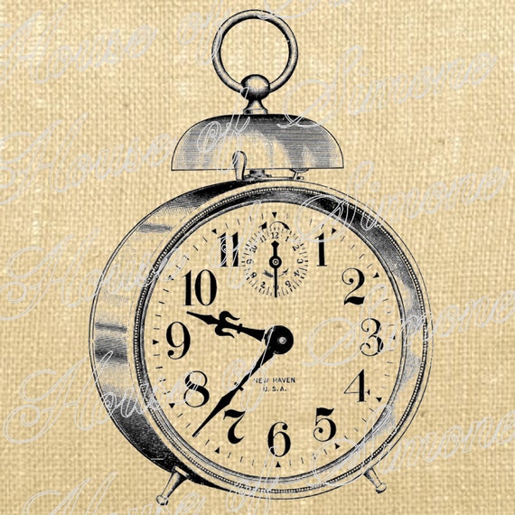 Clock Time Retro Antique Office Vintage Download Graphic Image Etsy