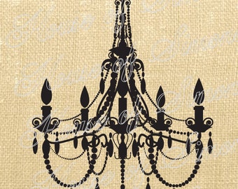 Paris French Chandelier Royal Vintage Download Graphic Image Art Transfer burlap tote tea towels Pillow French Gift Tag Digital Sheet 1007