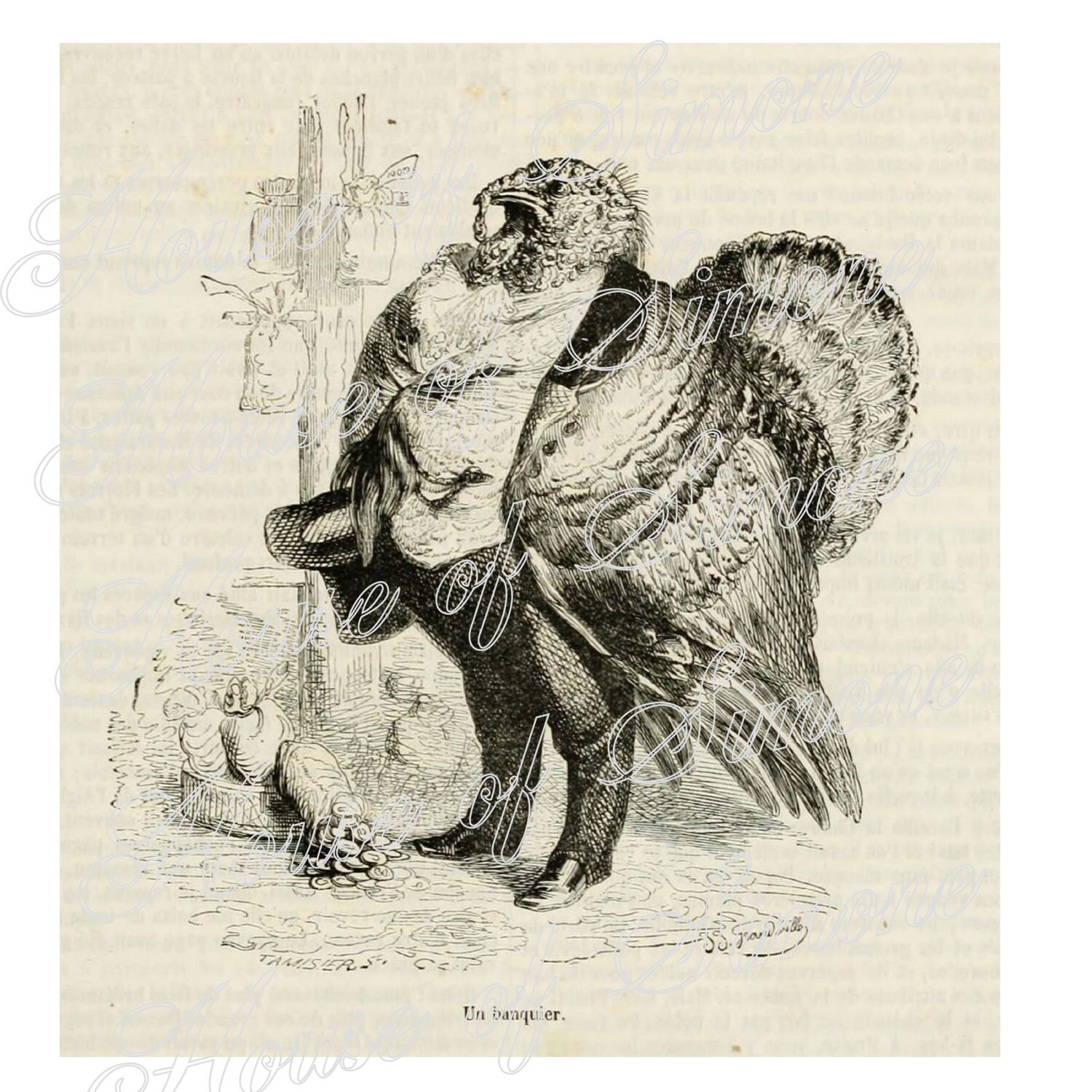 Turkey Thanksgiving Victorian Antique Vintage Download Graphic Image ...