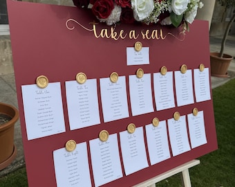 Seating Plan Sign