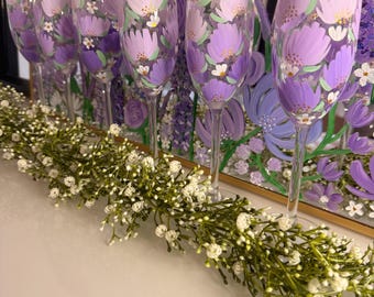 Wedding champagne glasses