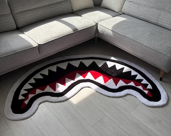 Shark Mouth Tufting Rug -  Handmade Modern Decorative Rug