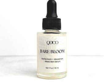Glass Skin Serum, Hydrating Dewy Glow, Sacha Inchi, Hyaluronic Acid (1 oz)