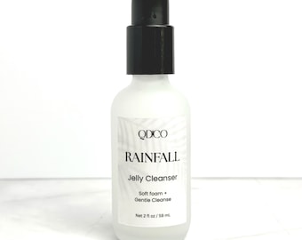 Jelly Face Cleanser, Gentle Face Wash, Cucumber Hydrosol, Prickly Pear & Oat Amino Acids, Low Foam Facial Cleanser, 2 oz