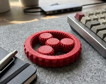 Planetengetriebe Fidget Spielzeug 3D Gedruckt Mechanische Schreibtisch Spinner Stress Relief