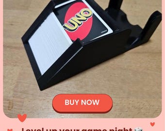 Dispensador de cartas impreso en 3D: organizador para juegos de mesa, póker y UNO
