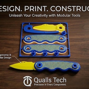 Cuchillo de práctica impreso en 3D / Herramienta de seguridad para tallado de Cub Scouts