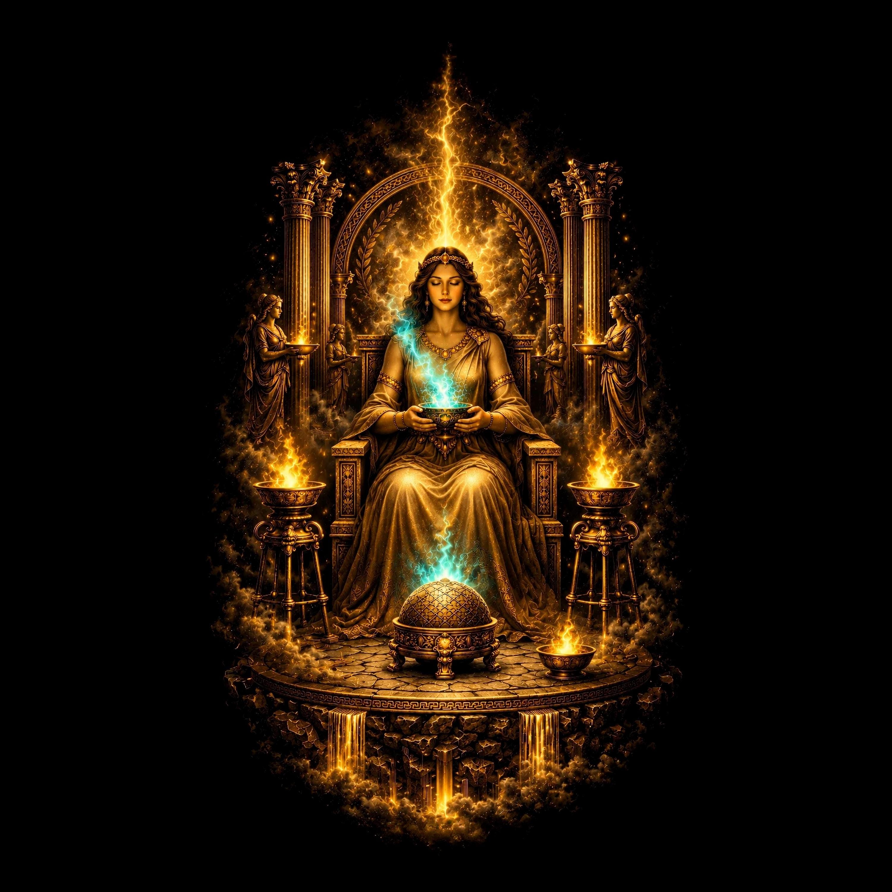 Oracle of Delphi Poster - Etsy