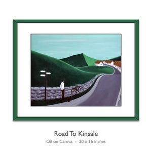 Road to Kinsale Irish Art Print, Framed or Unframed Images of Ireland Fine Art Print image 3