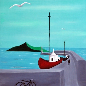 Ireland's Eye Irish Art Print, Framed or Unframed Images of Ireland Fine Art Print