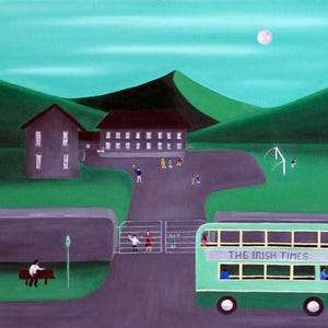 Old School Irish Art Print, Framed or Unframed Images of Ireland Fine Art Print