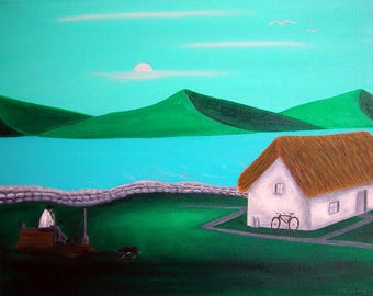 Donegal Irish Art Print, Framed or Unframed Images of Ireland Fine Art Print