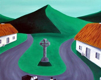 Inishowen Irish Art Print, Framed or Unframed Images of Ireland Fine Art Print