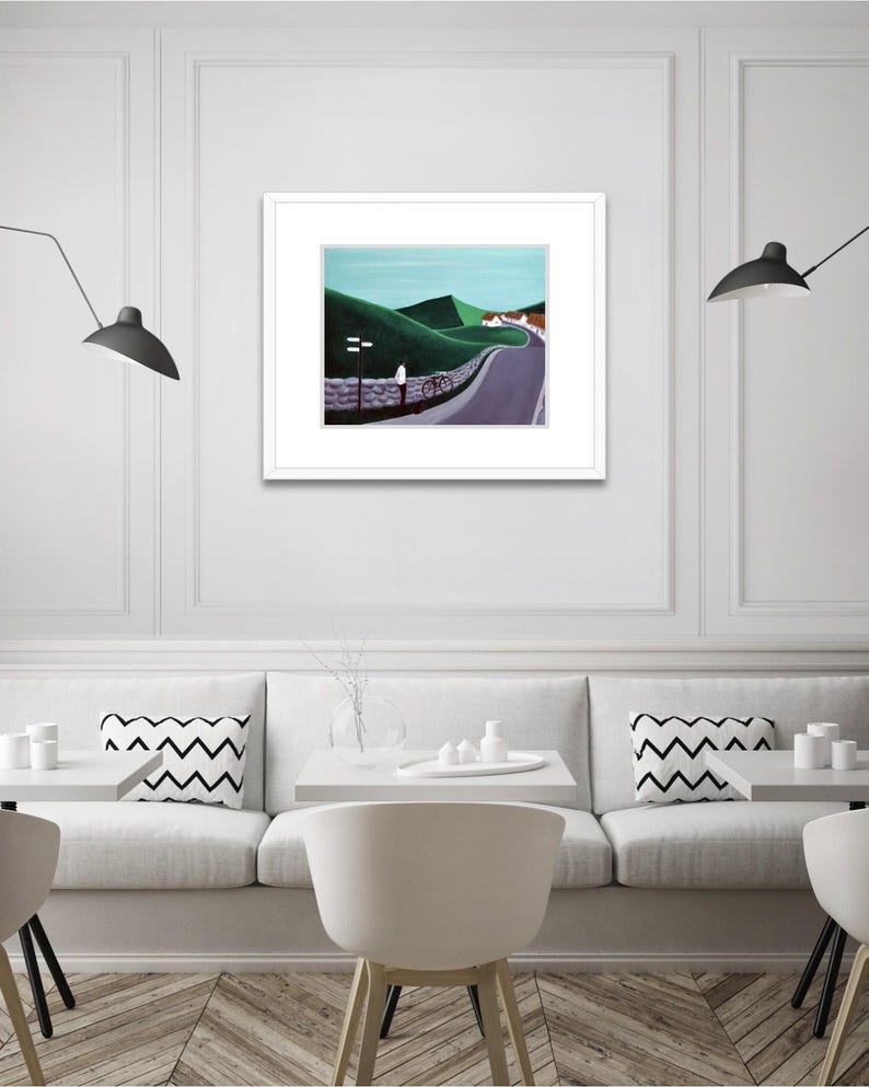 Road to Kinsale Irish Art Print, Framed or Unframed Images of Ireland Fine Art Print image 2
