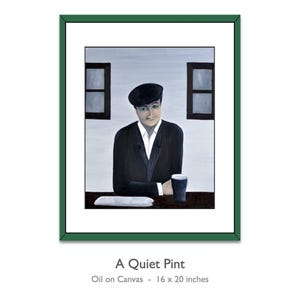 A Quiet Pint Irish Pub Art Print, Framed or Unframed Images of Ireland Fine Art Print image 3