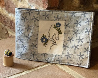 Personal Child Health Record Cover – Held in my Hands -  Embroidered