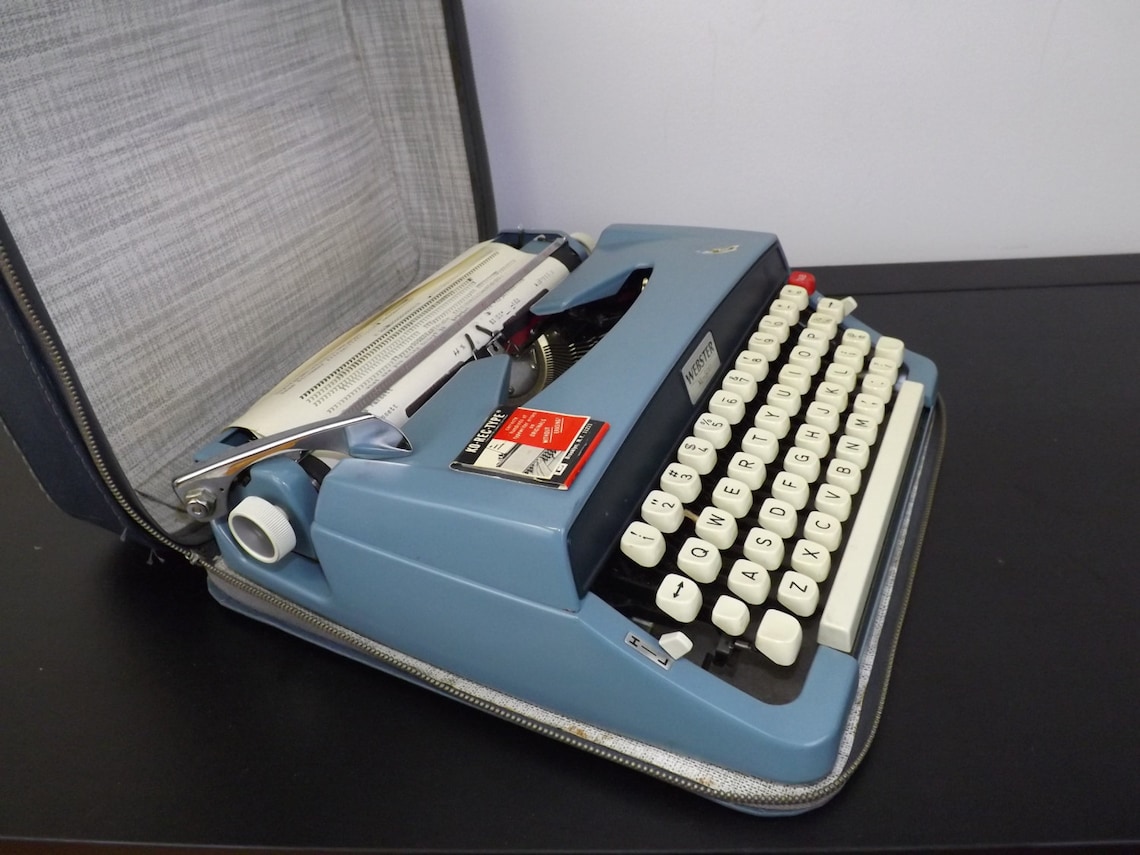 Vintage ster XL 500 Portable Typewriter Etsy