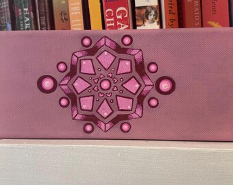 Pink Mandala Original Acrylic Painting