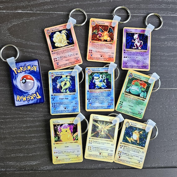 Pokmon Card Keychain Sublimated Double-sided | Choose Your Favorite | 1.5"x1.25" - Etsy Pokmon Card Keychain Sublimated Double-sided | Choose Your Favorite | 1.5"x1.25" - Etsy