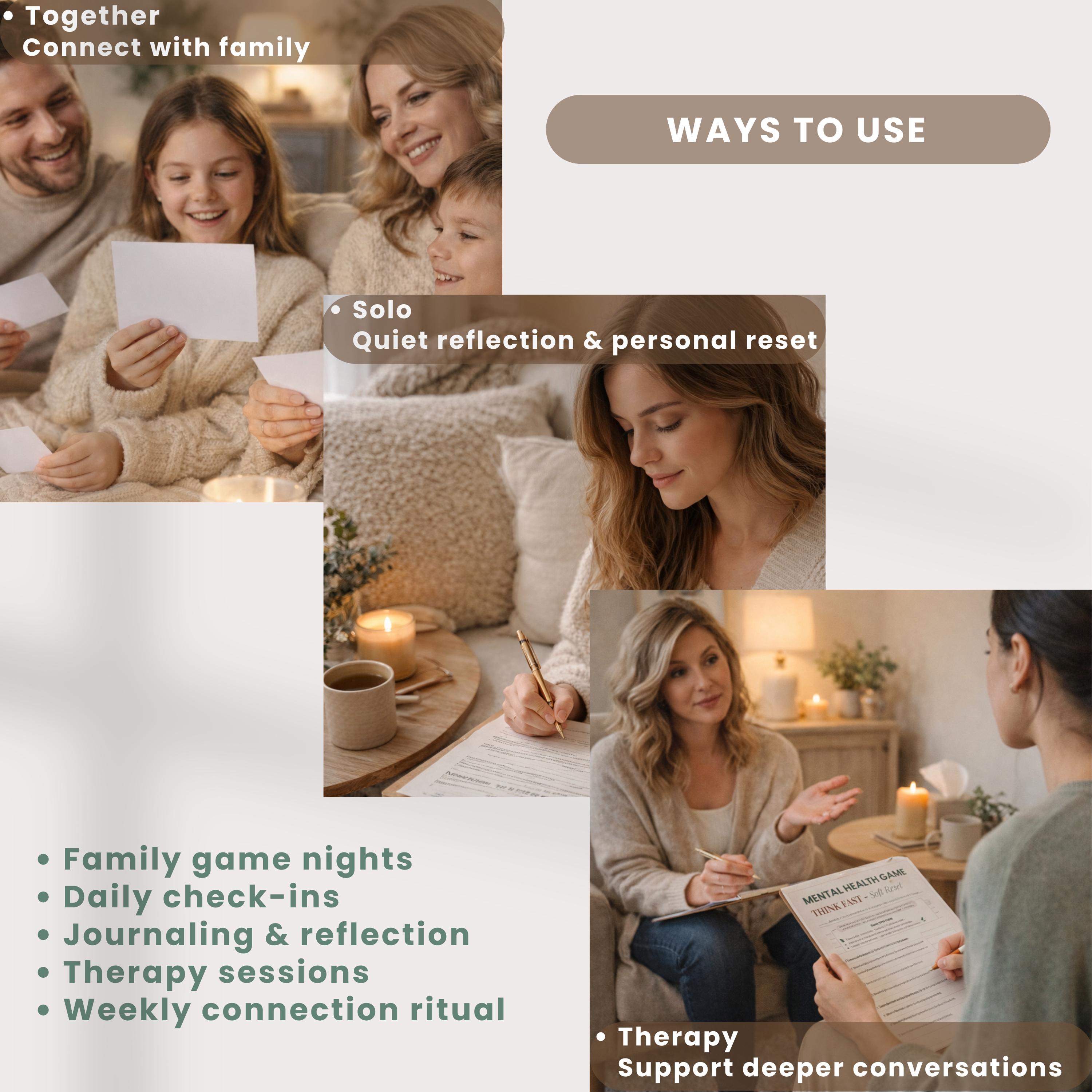 Family Connection Game Printable | Think Fast Questions | Family ...