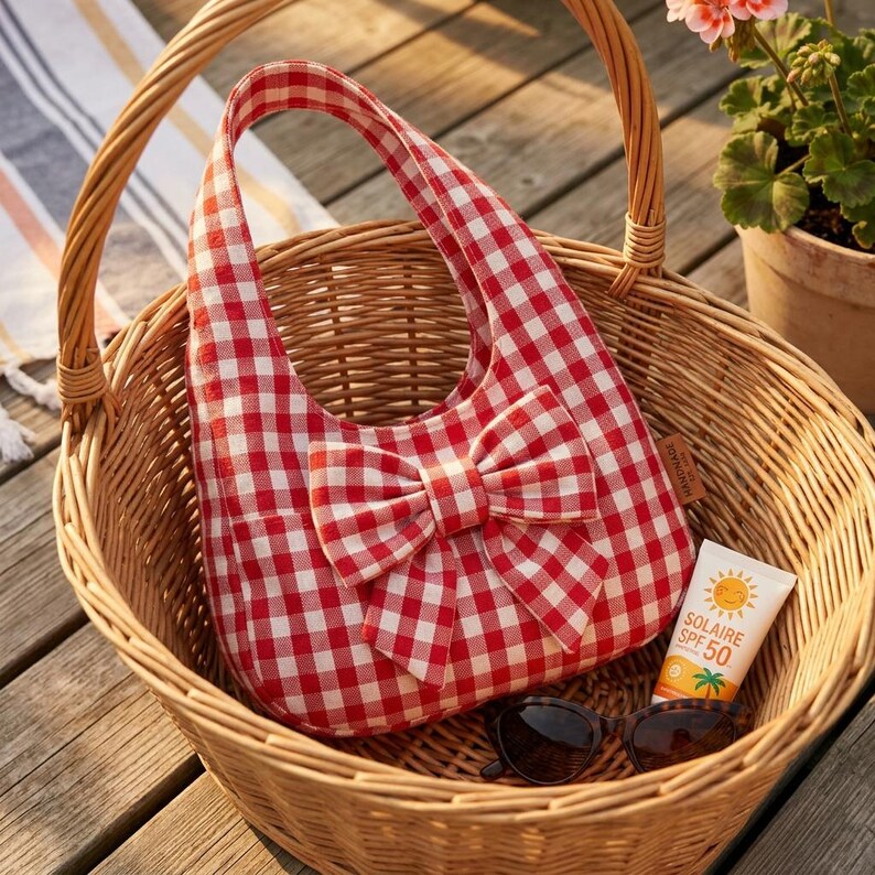 Hobo Bag Sewing Pattern PDF | Shoulder Bag Pattern With Bow | A0 A4 ...