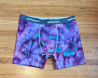 Tie Dyed Boxer Briefs, size Large, Tie Dye, Men's